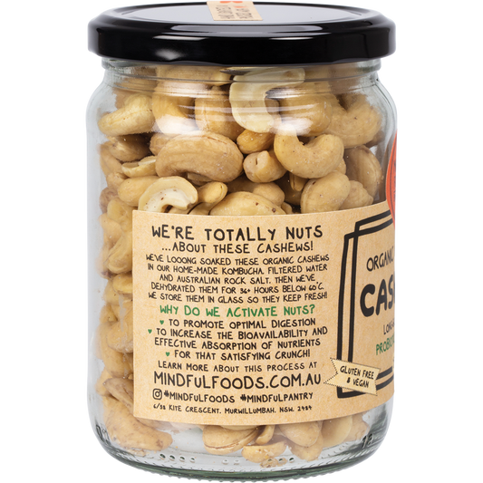 Mindful Foods Cashews Organic & Activated