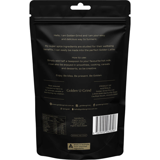 MATCHA MAIDEN Golden Grind Turmeric Latte Blend 1 x 100g