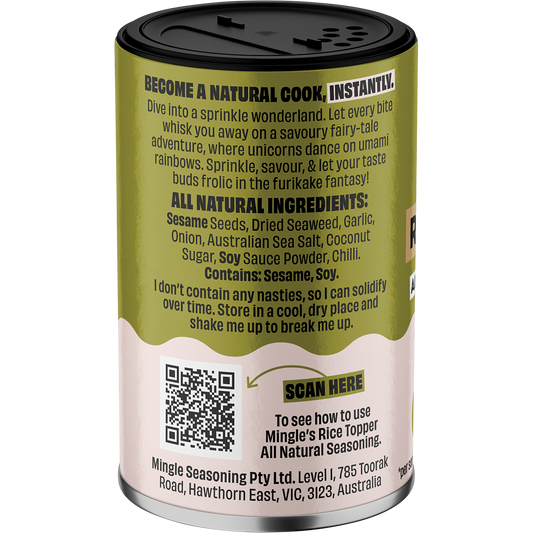 Mingle Furikake Rice Topper All Natural Seasoning - Box of 5