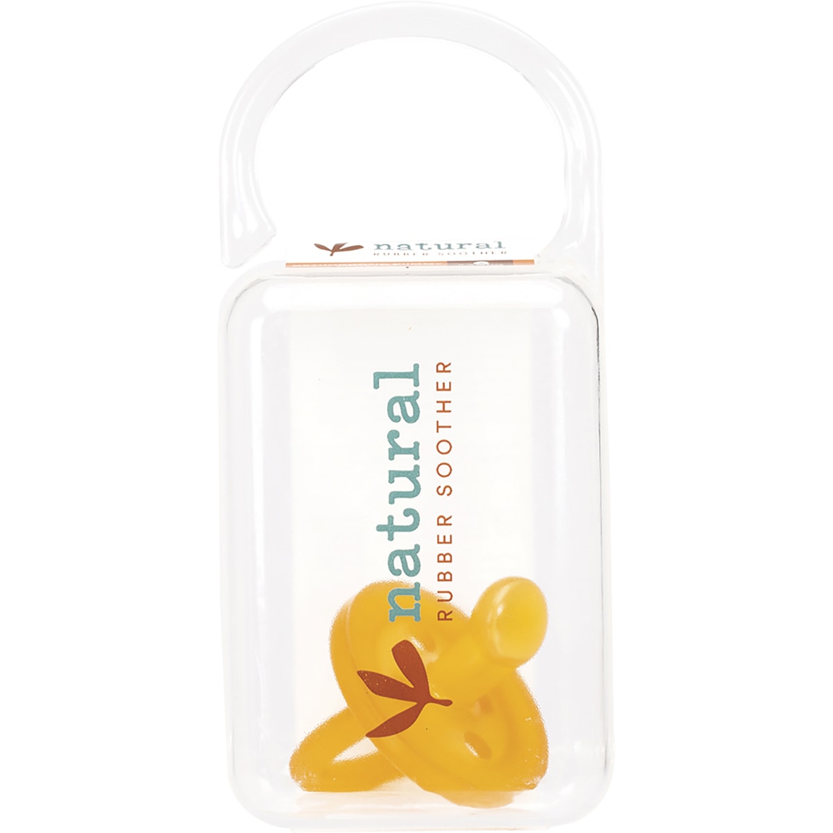 NATURAL RUBBER SOOTHERS Soother Small Orthodontic 0-6 mths x 1