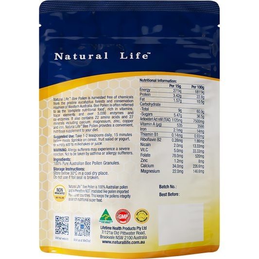 Natural Life Bee Pollen Granules