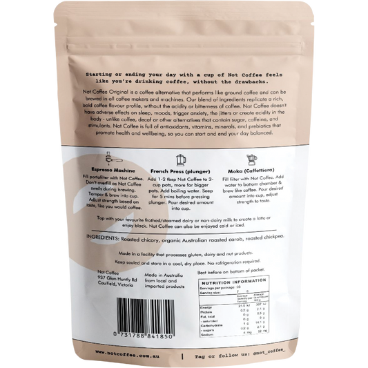 Not Coffee Ground Coffee Alternative Original