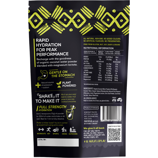 Niulife Hydrate Electrolyte Powder Lemon & Lime