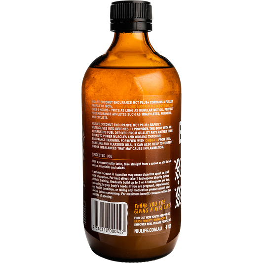 Niulife Coconut MCT Plus+ Oil Endurance - Box of 6