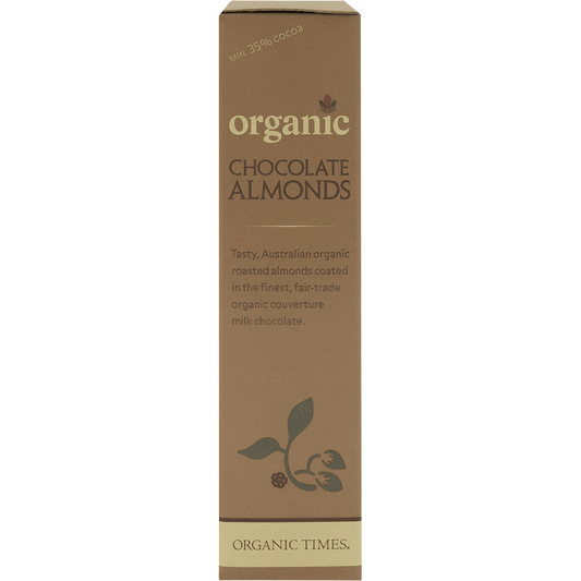 Organic Times Milk Chocolate Almonds
