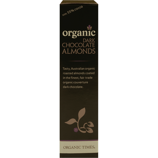 Organic Times Dark Chocolate Almonds
