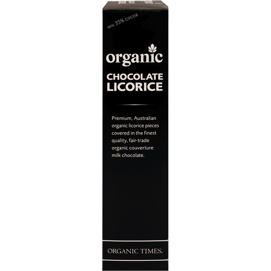Organic Times Dark Chocolate Licorice