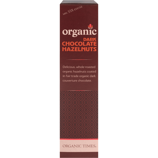 Organic Times Dark Chocolate Hazelnuts