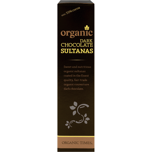 Organic Times Dark Chocolate Sultanas