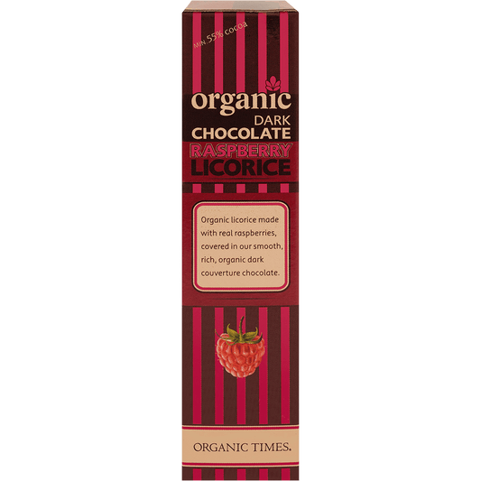 Organic Times Dark Chocolate Raspberry Licorice