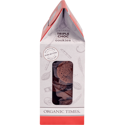 Organic Times Cookies Triple Choc Chip
