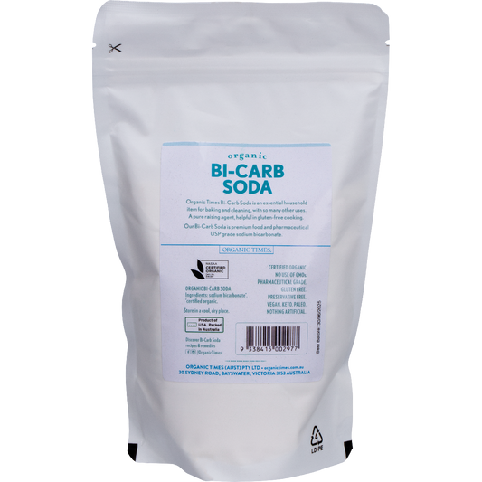 Organic Times Bi-Carb Soda Organic Pharmaceutical Grade