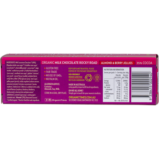 Organic Times Rocky Road Milk Chocolate