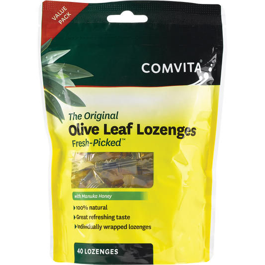 Comvita Olive Leaf Extract Lozenges with Manuka Honey 12 x 12pk