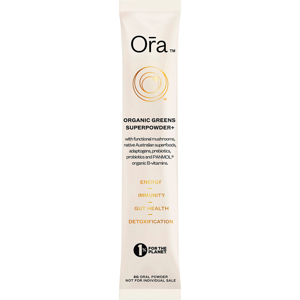 ORA HEALTH Organic Greens Superpowder+ Daily Sachets 7 x 8g