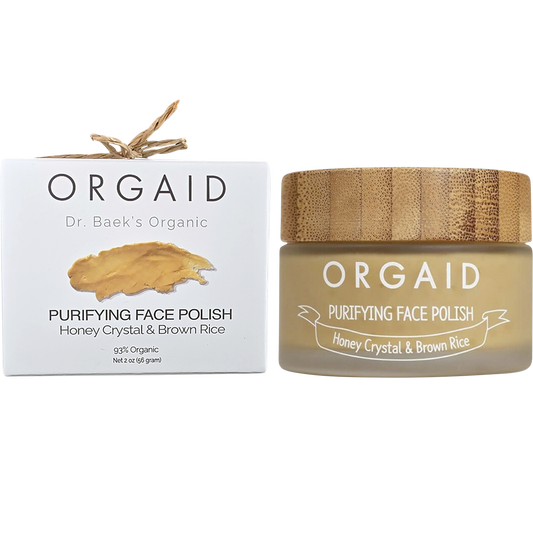 Orgaid Purifying Face Polish Honey Crystal and Brown Rice