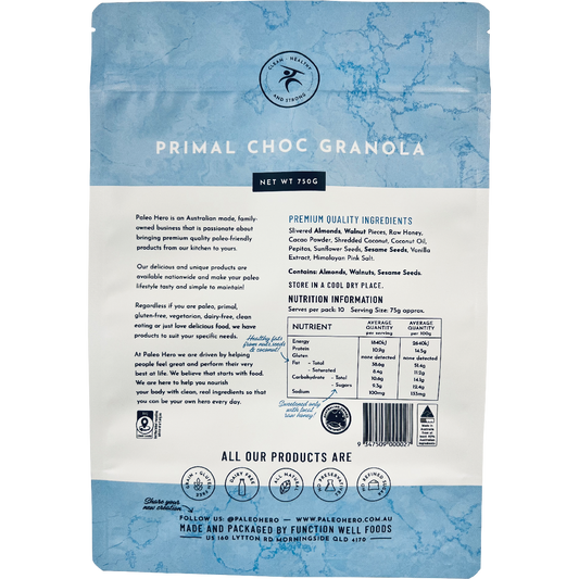 Paleo Hero Primal Choc Granola