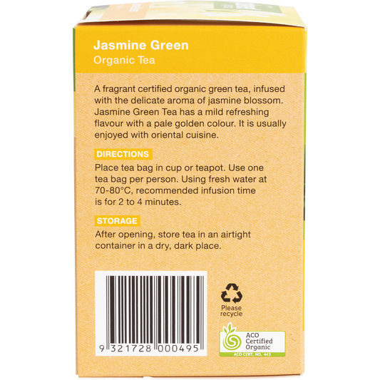 Planet Organic Jasmine Green Herbal Tea Bags