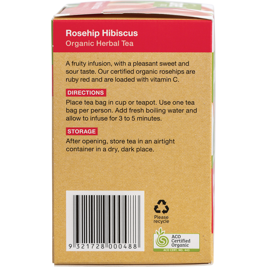 Planet Organic Rosehip & Hibiscus Herbal Tea Bags