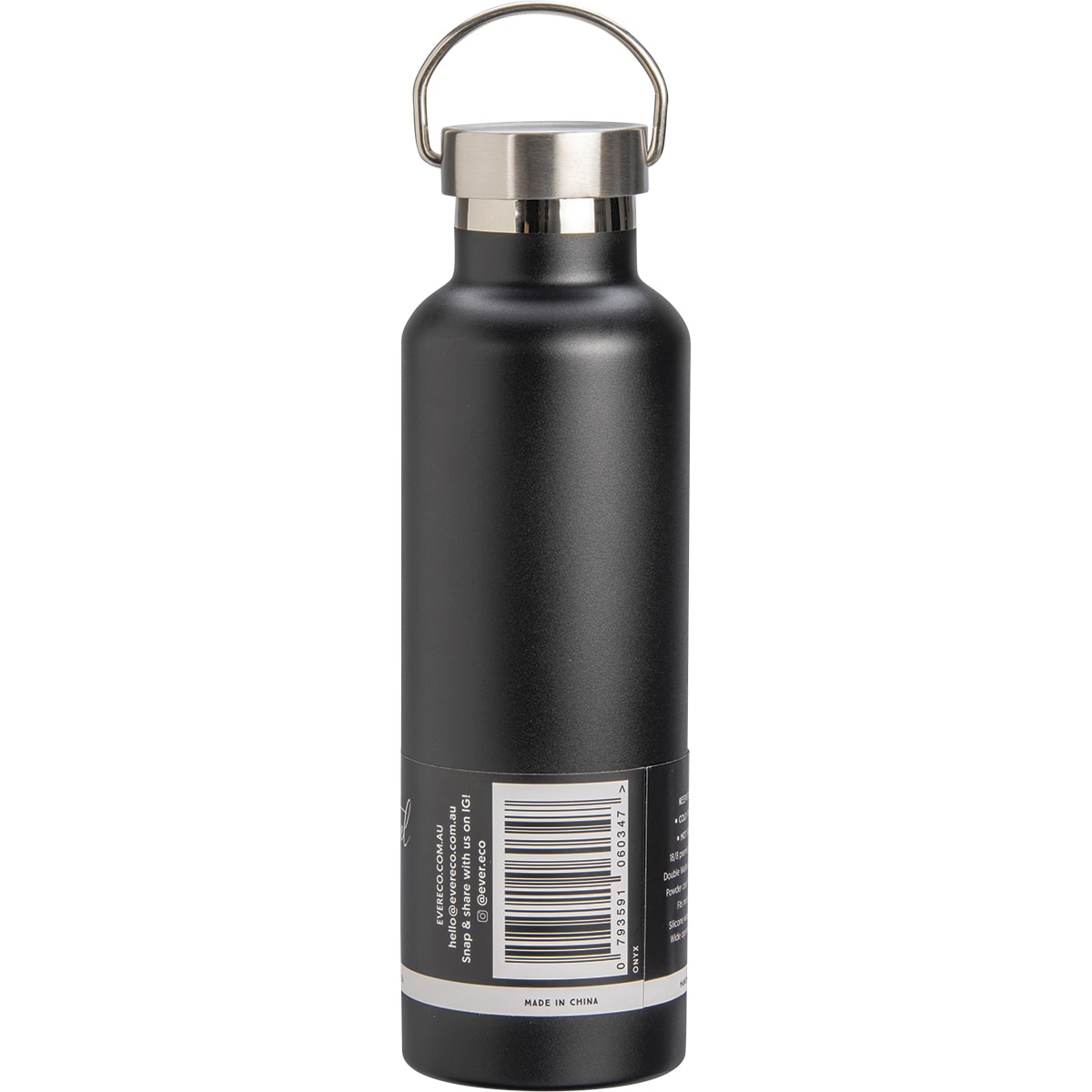 EVER ECO Insulated Stainless Steel Bottle Onyx 1 x 750ml
