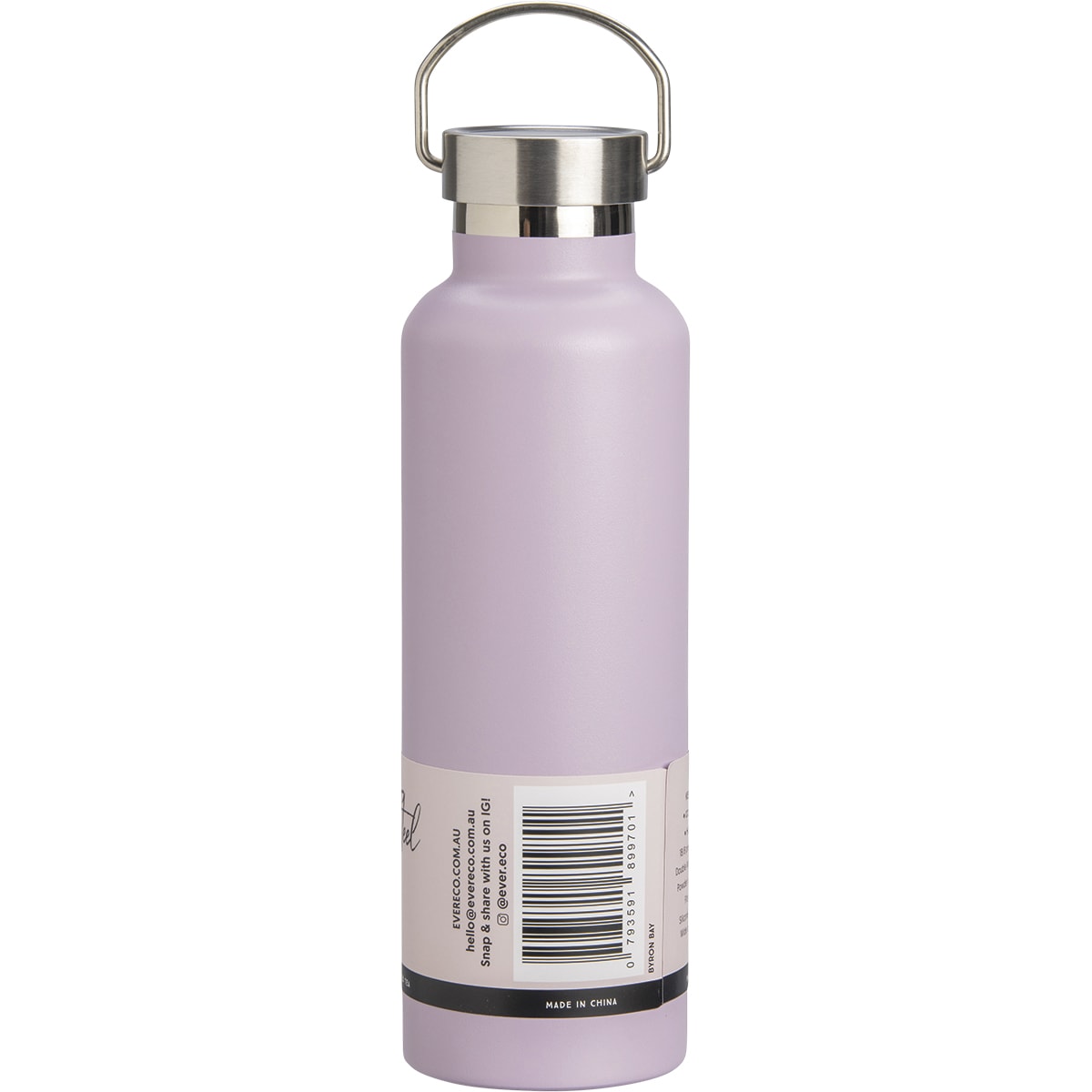 EVER ECO Insulated Stainless Steel Bottle Byron Bay Lilac 1 x 750ml