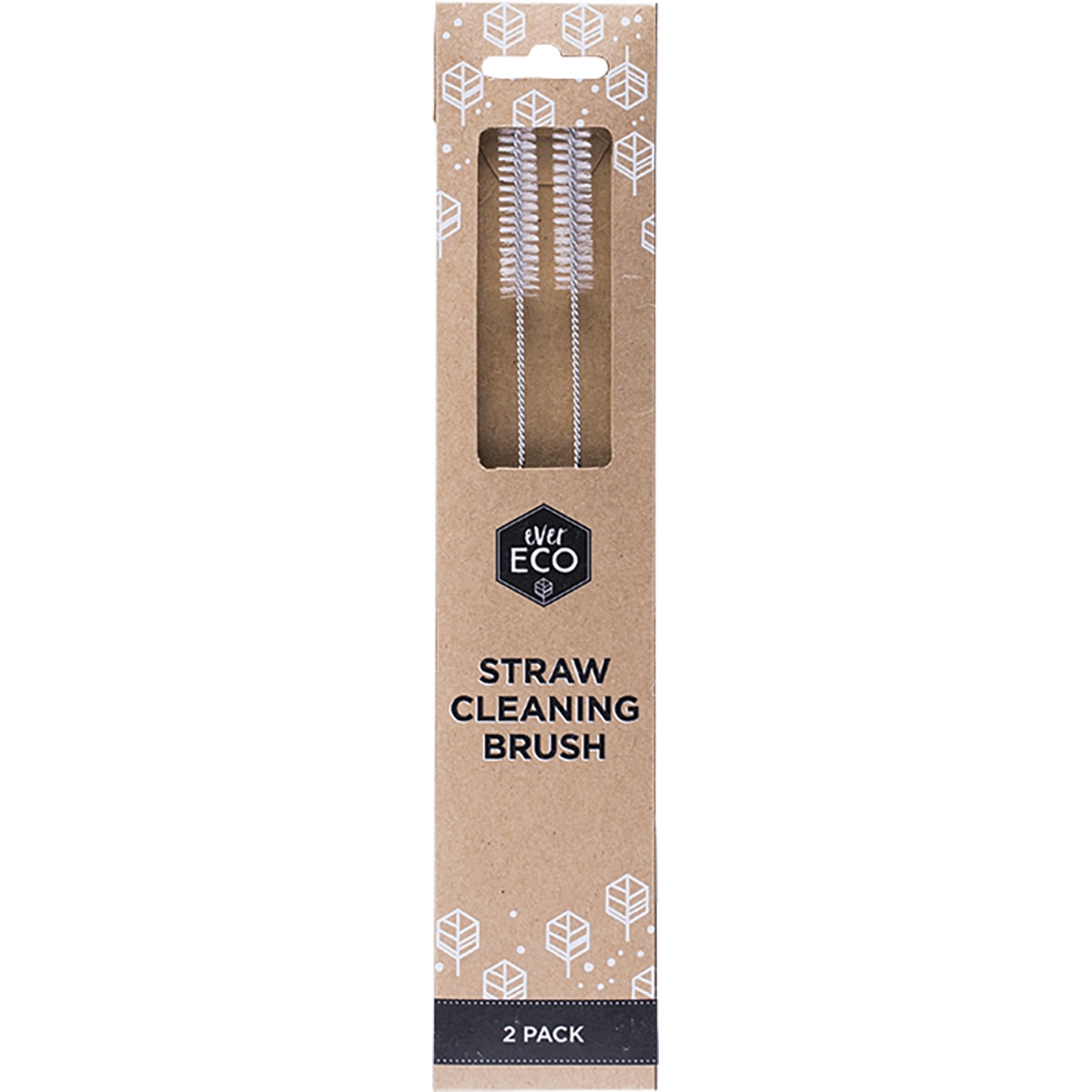EVER ECO Straw Cleaning Brush Set 1 x 2pk
