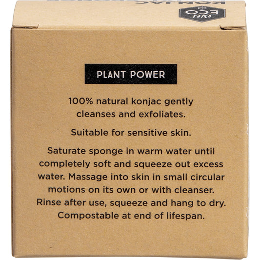 EVER ECO Konjac Facial Sponge Original x 1
