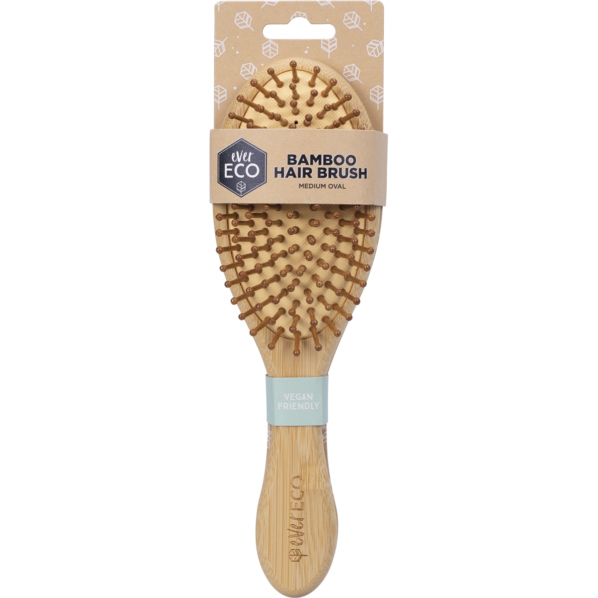 EVER ECO Bamboo Hair Brush Medium Oval x 1