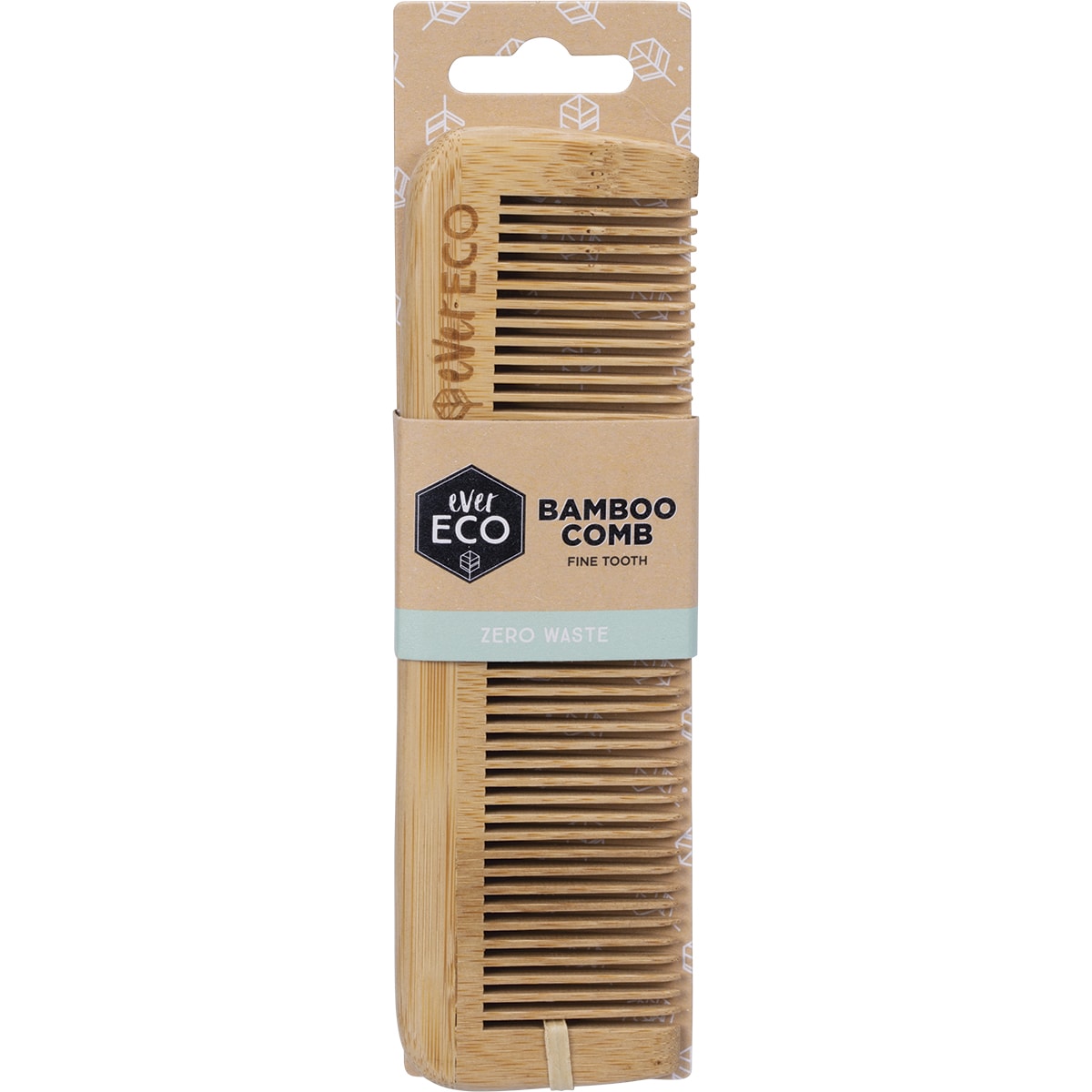 EVER ECO Bamboo Comb Fine Tooth x 1