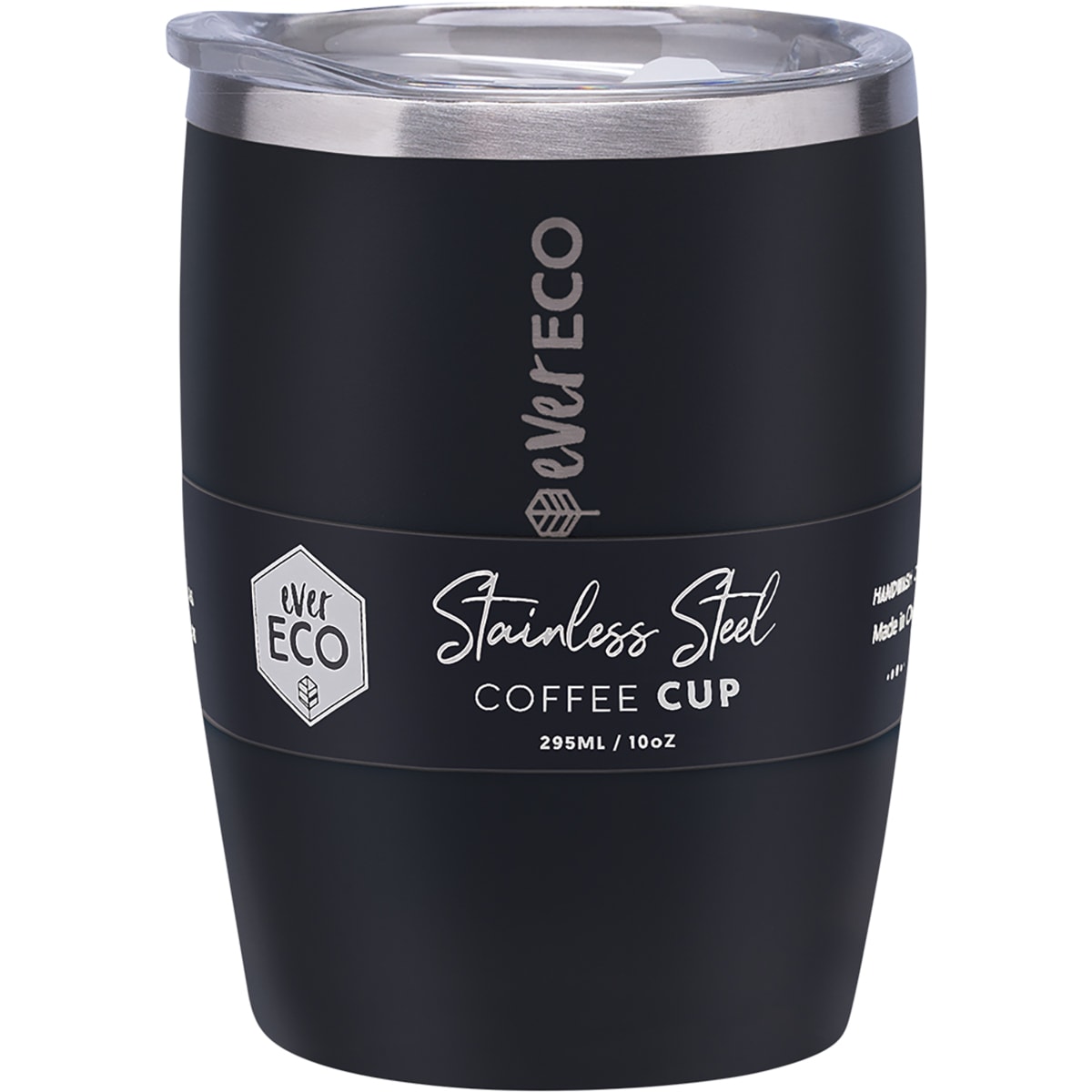 EVER ECO Insulated Coffee Cup Onyx 1 x 295ml