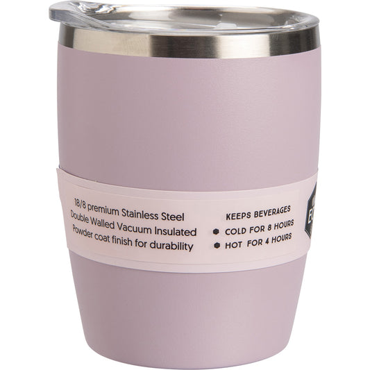 EVER ECO Insulated Coffee Cup Byron Bay Lilac 1 x 295ml