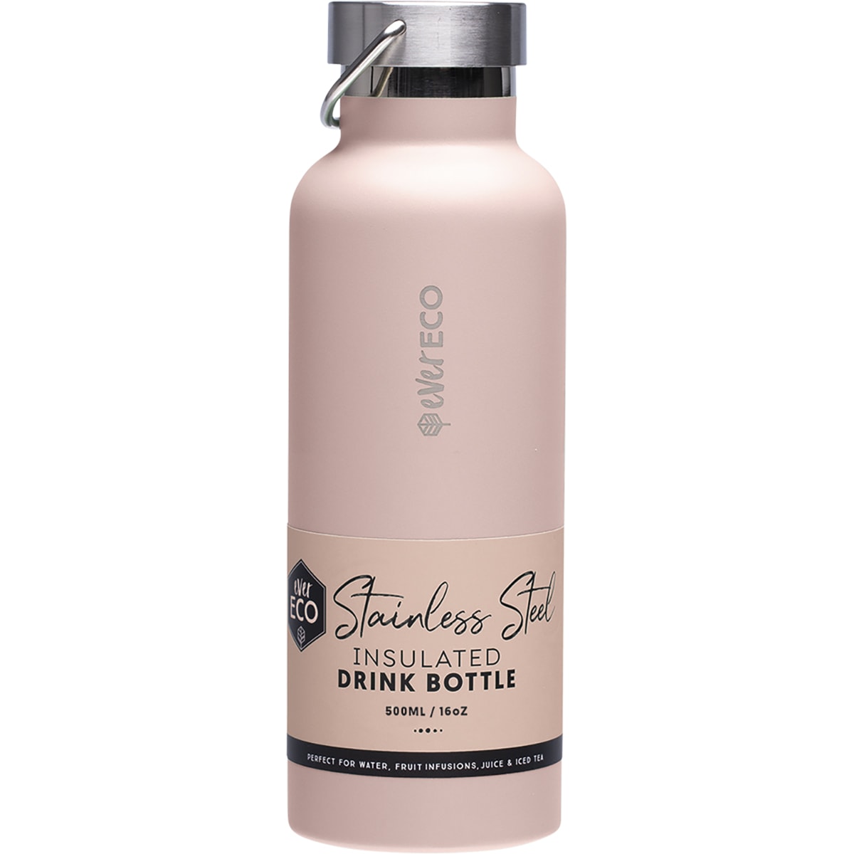 EVER ECO Insulated Stainless Steel Bottle Rose 1 x 500ml