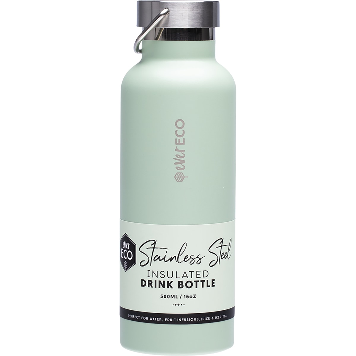 EVER ECO Insulated Stainless Steel Bottle Sage 1 x 500ml