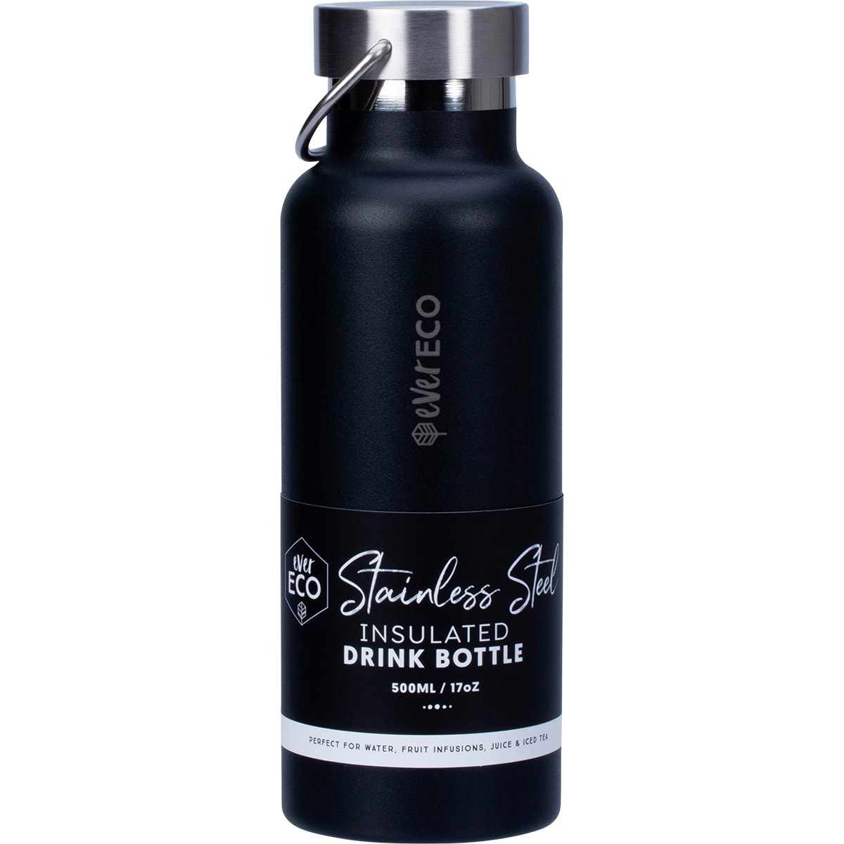 EVER ECO Insulated Stainless Steel Bottle Onyx 1 x 500ml