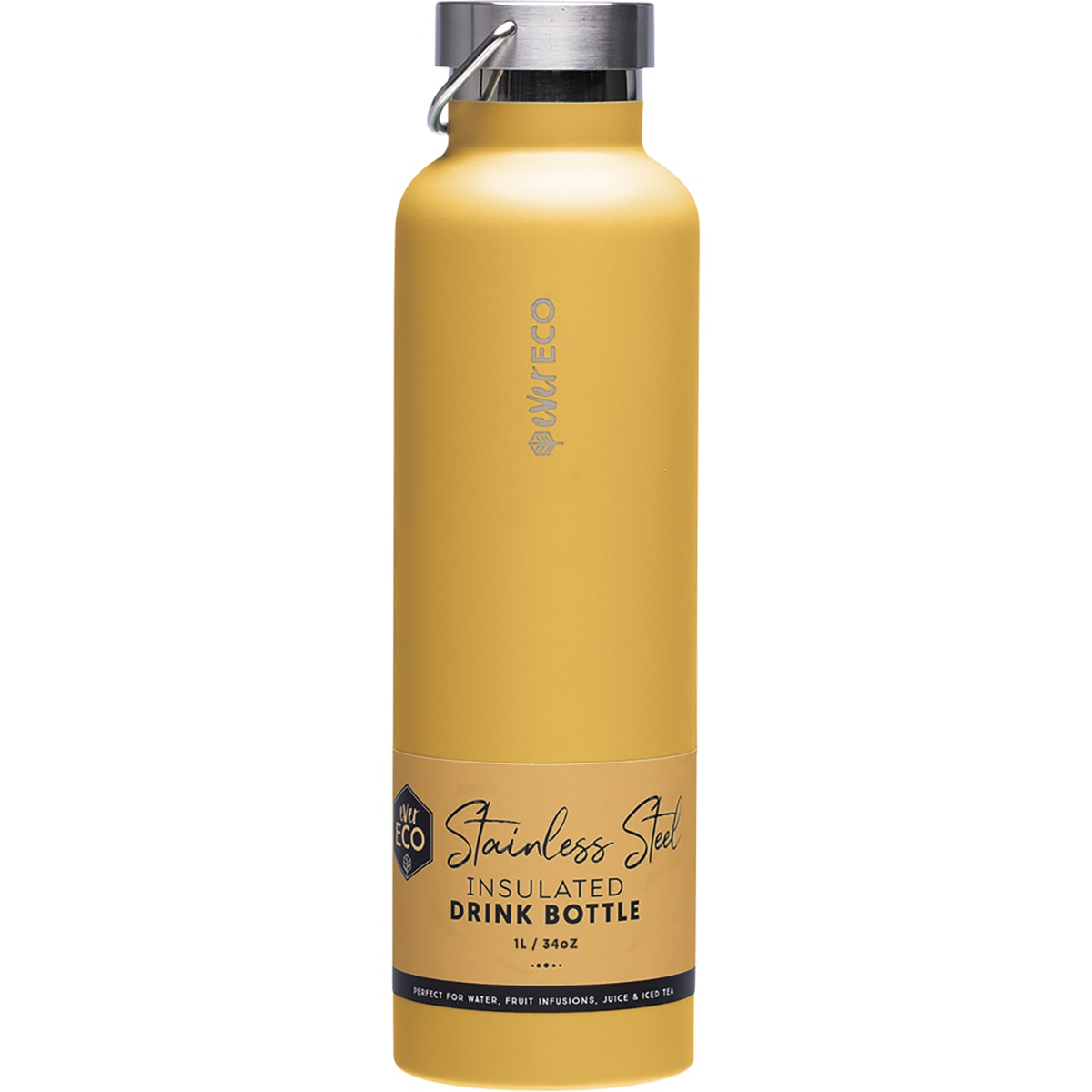 EVER ECO Insulated Stainless Steel Bottle Marigold 1 x 1L