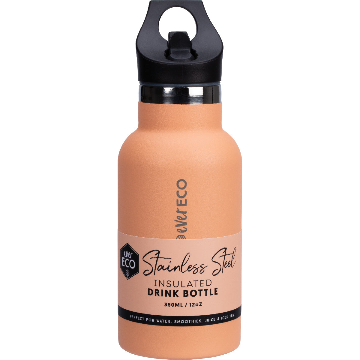 EVER ECO Insulated Stainless Steel Bottle Los Angeles Sip Lid 1 x 350ml