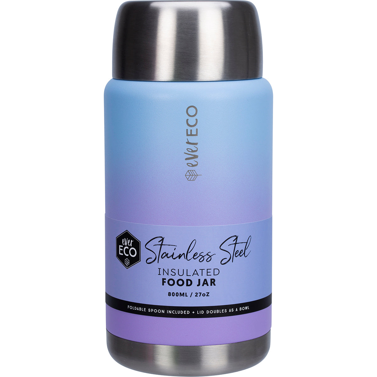 EVER ECO Insulated Stainless Steel Food Jar Balance 1 x 800ml