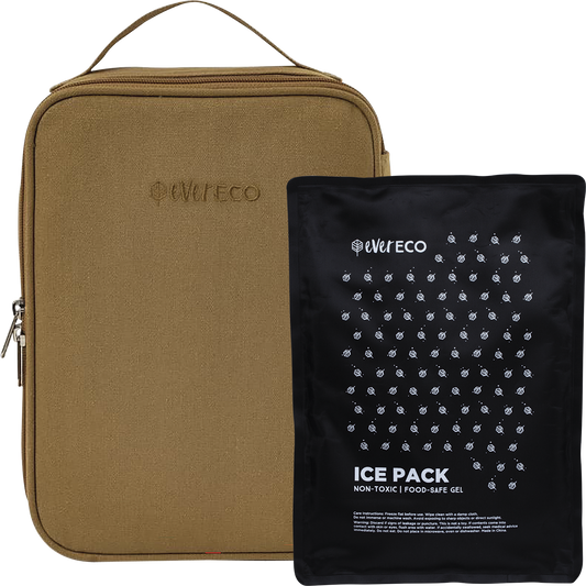 Ever Eco Insulated Lunch Bag with Ice Pack Husk