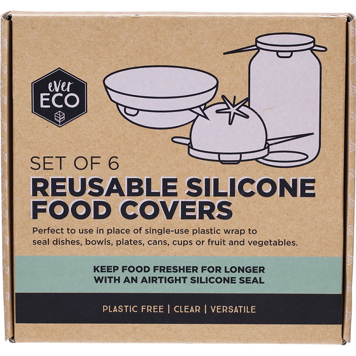 EVER ECO Reusable Silicone Food Covers