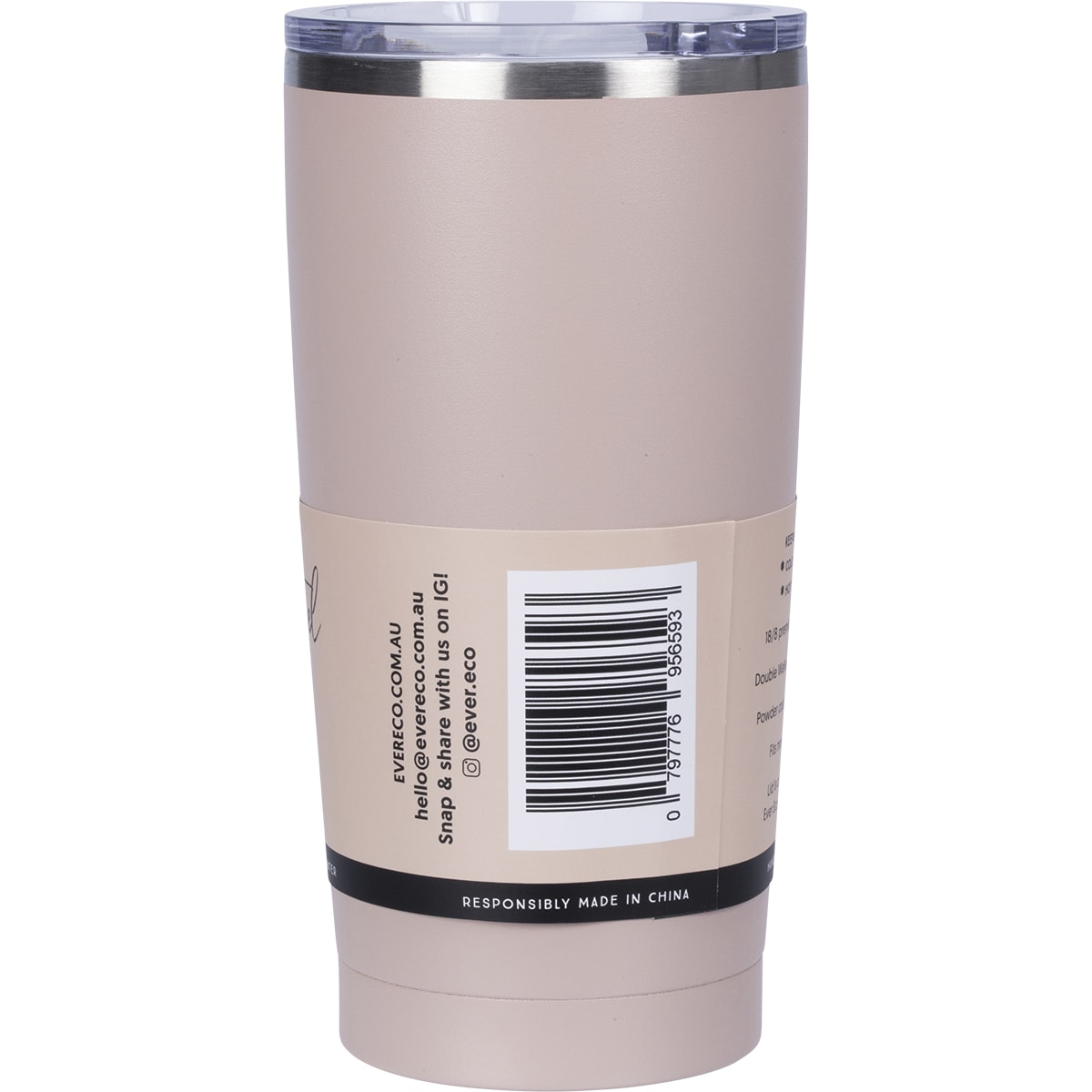 EVER ECO Insulated Tumbler Rose 1 x 592ml