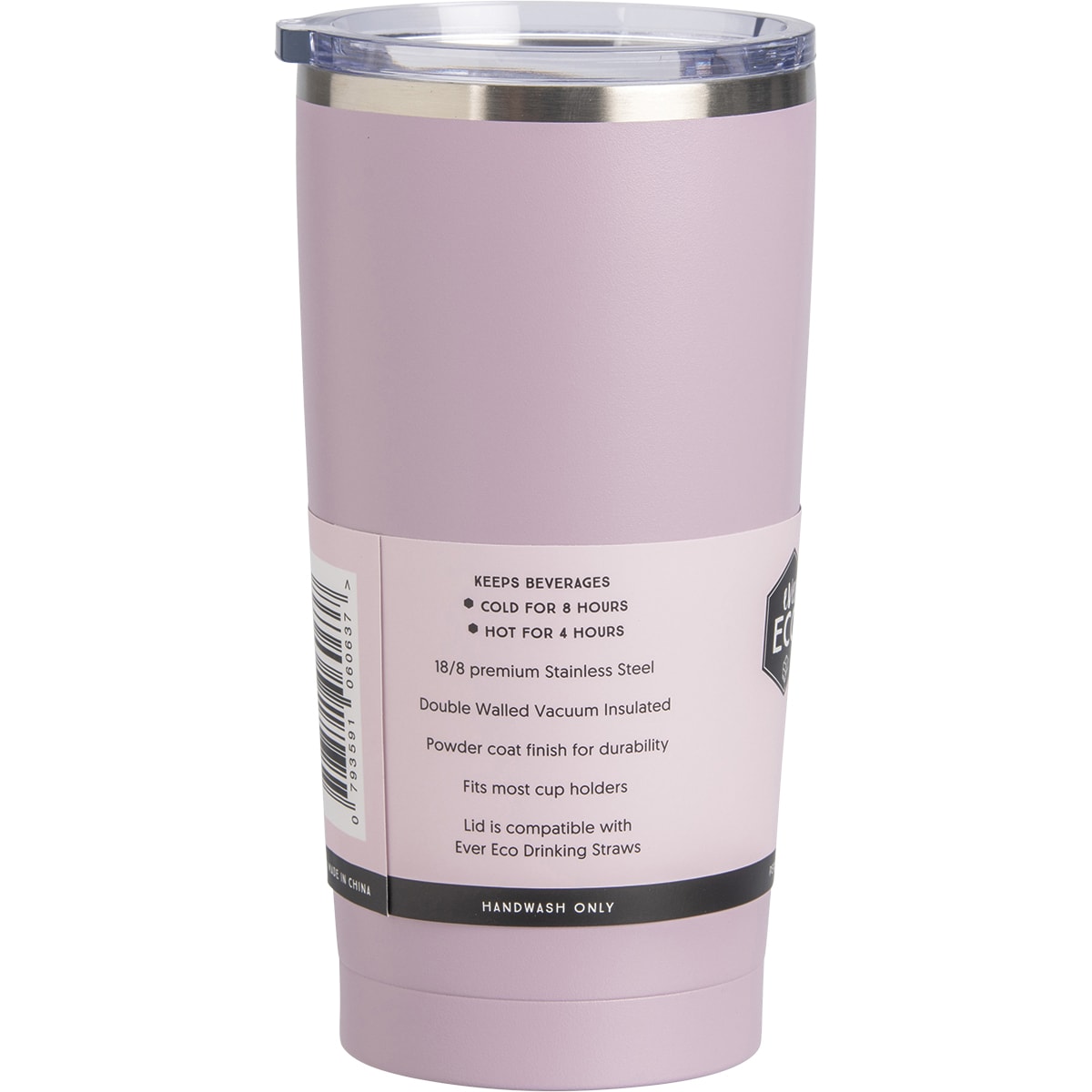 EVER ECO Insulated Tumbler Byron Bay Lilac 1 x 592ml
