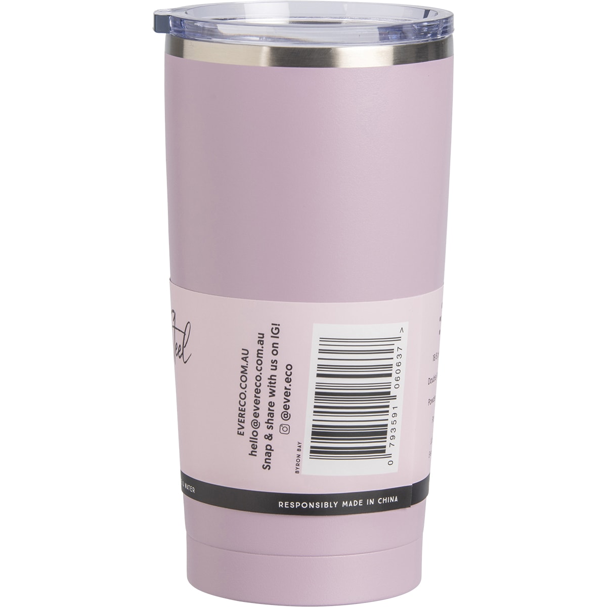 EVER ECO Insulated Tumbler Byron Bay Lilac 1 x 592ml