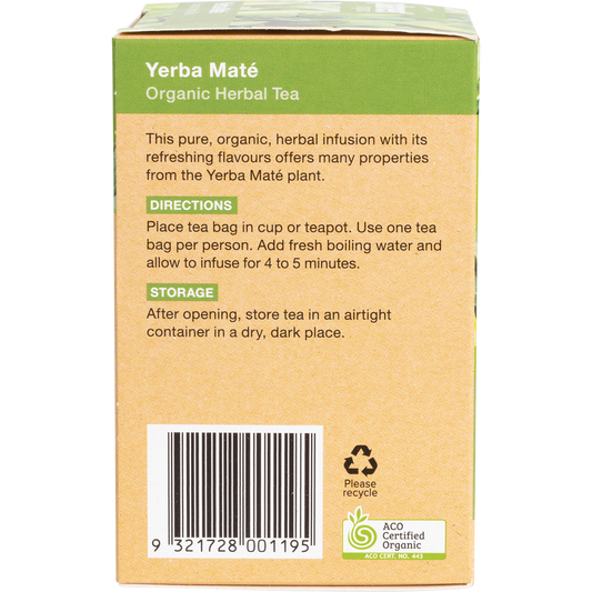 Planet Organic Yerba Maté Herbal Tea Bags