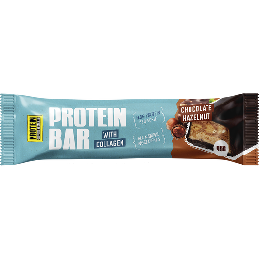 Protein Supplies Australia Protein Bar with Collagen Chocolate Hazelnut - Box of 12