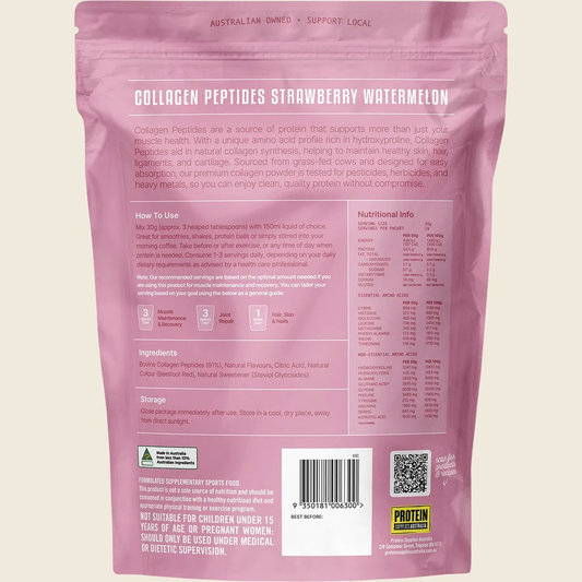 Protein Supplies Australia Collagen Peptides Strawberry Watermelon