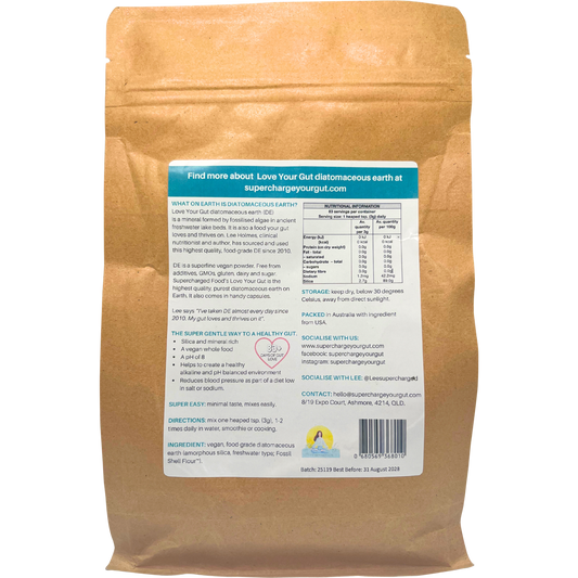 Supercharged Food Love Your Gut Powder Diatomaceous Earth