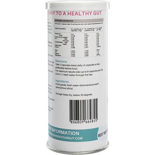 Supercharged Food Love Your Gut Capsules Diatomaceous Earth
