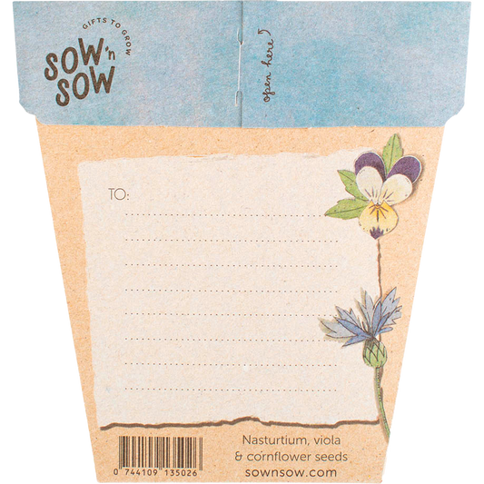 Sow 'n Sow Gift of Seeds Culinary Flowers