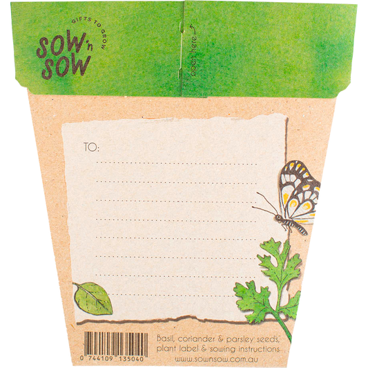 Sow 'n Sow Gift of Seeds Trio of Herbs
