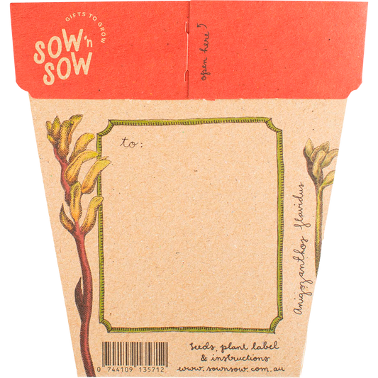 Sow 'n Sow Gift of Seeds Kangaroo Paw